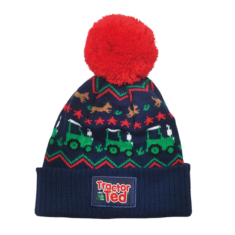 Tractor Ted Fair Isle Bobble Hat